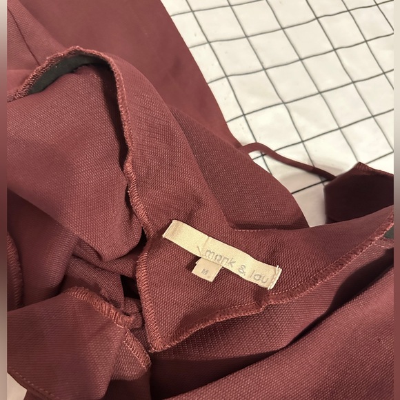 Monk & Lou Burgundy Mini Dress - Picture 3 of 3